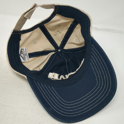 Ohiopyle Baseball Cap Blue Beige One Size Coronado California Logo Strapback Hat