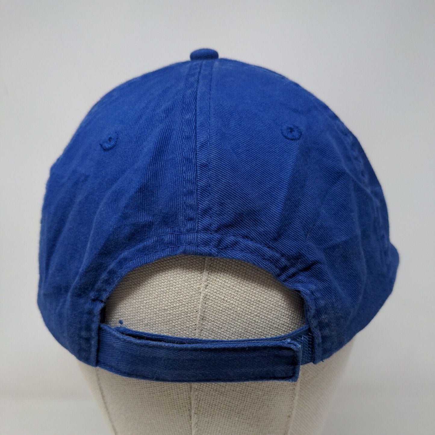 Monsters University Adult Strapback Hat Blue One Size Embroidered Disney Parks