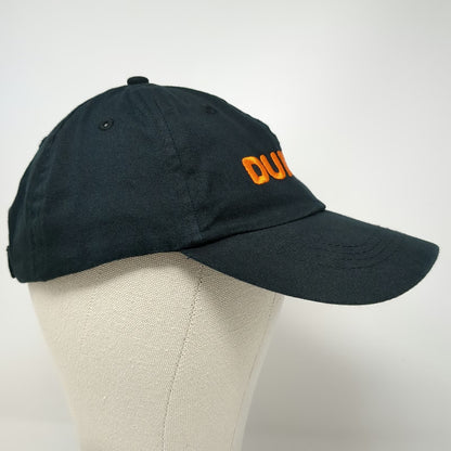 Dunkin' Baseball Cap Black One Size Embroidered Logo Strapback Cotton Hat