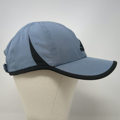 Adidas Baseball Cap Blue One Size Climalite Performance Strapback Logo Hat