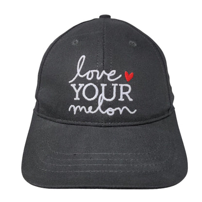 Love Your Melon Slideback Hat Gray One Size Adjustable Embroidered