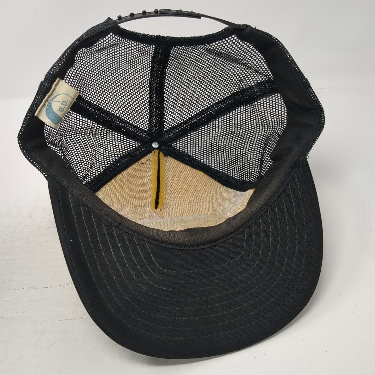 B.D. Cap Company Trucker Hat Black L Maryland National Guard Marksmanship Team