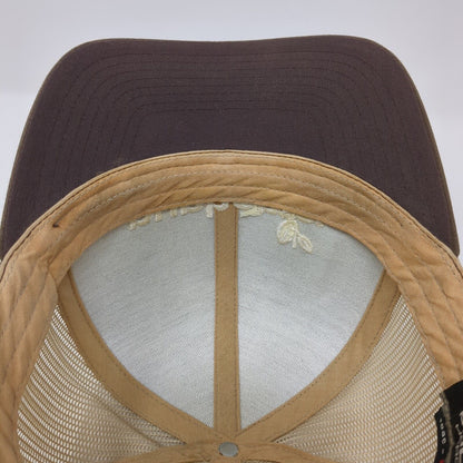 Nunhems Snapback Trucker Hat Brown One Size Mesh Back Embroidered