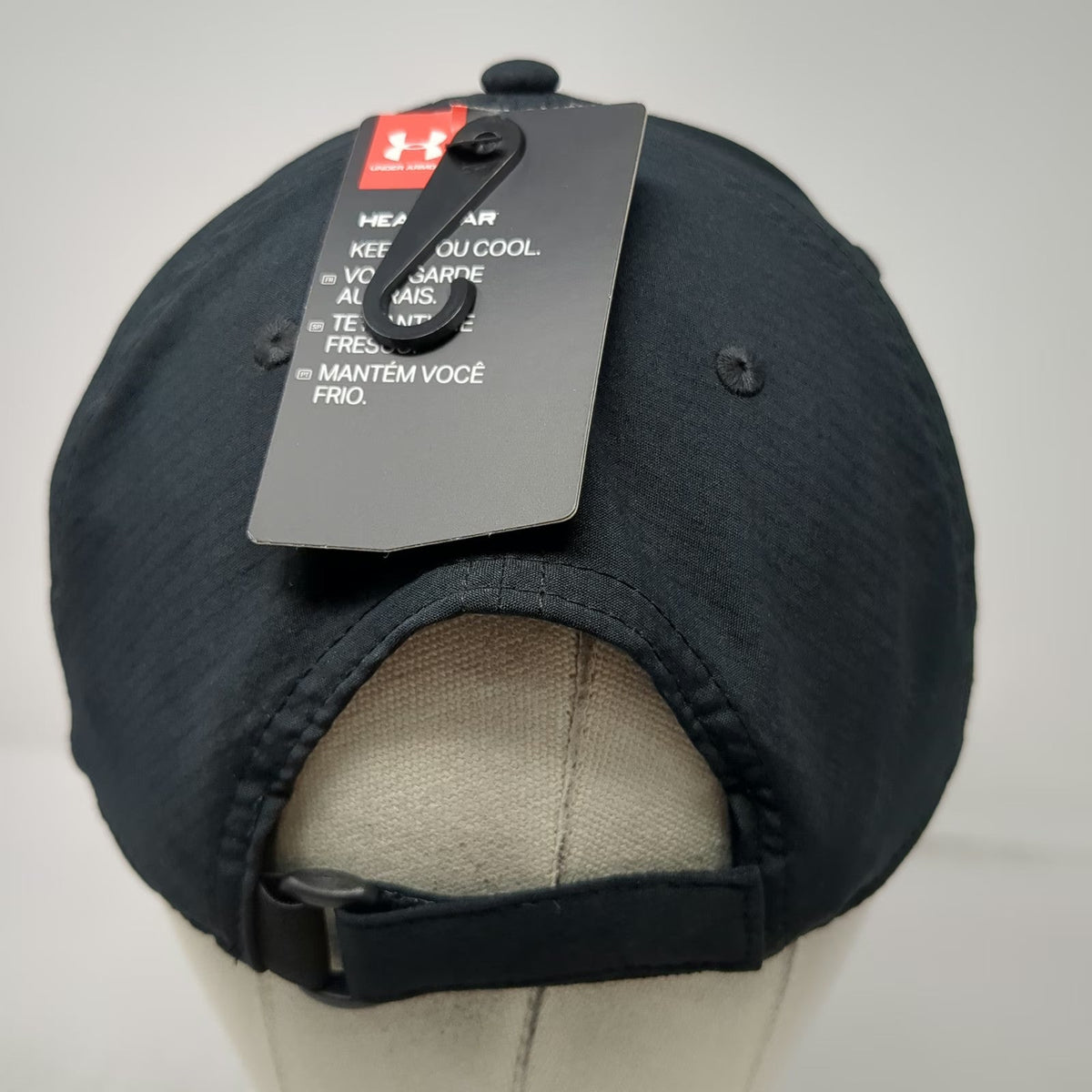 Under Armour Baseball Cap Black One Size WinCo Foods Portland Open Golf Hat Tour