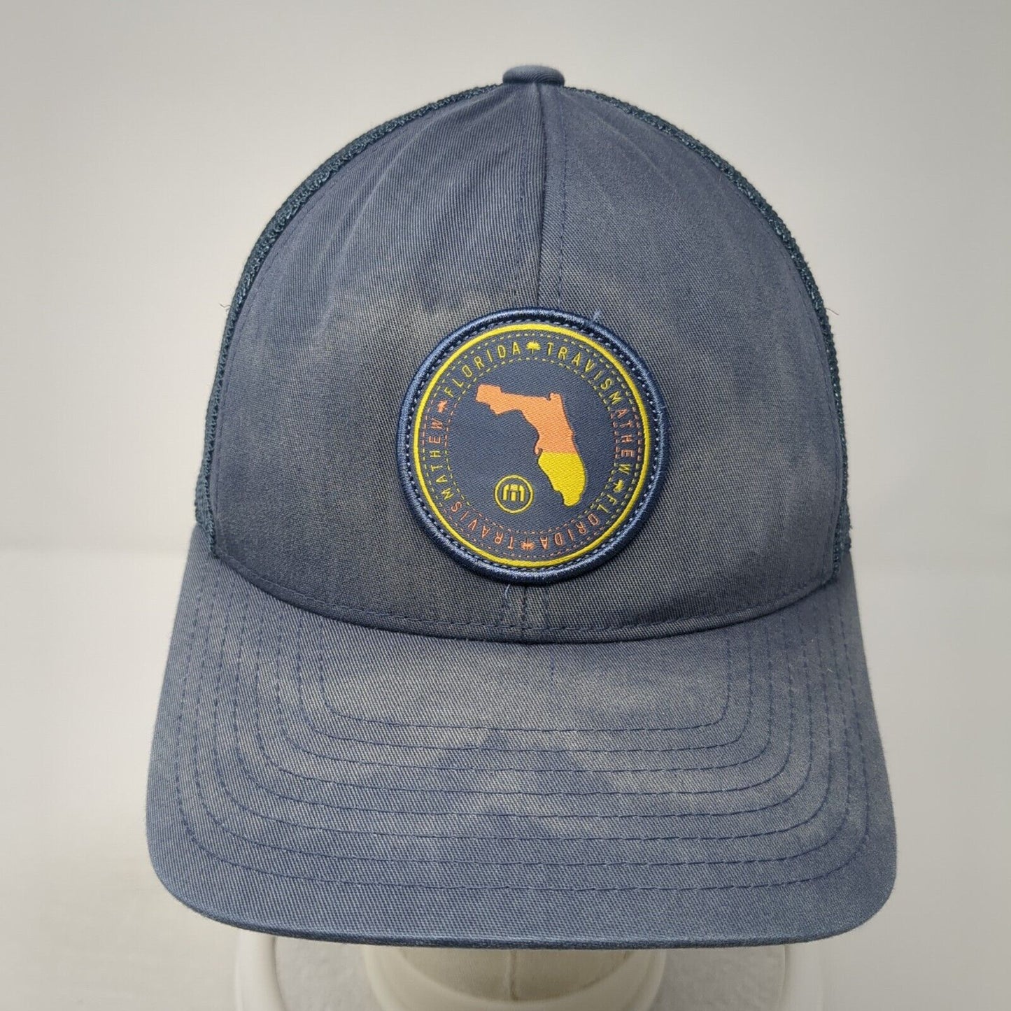 Florida Travis Mathew Snapback trucker Hat Blue OS Adjustable 110Flexfit Yupoong