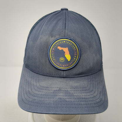 Florida Travis Mathew Snapback trucker Hat Blue OS Adjustable 110Flexfit Yupoong