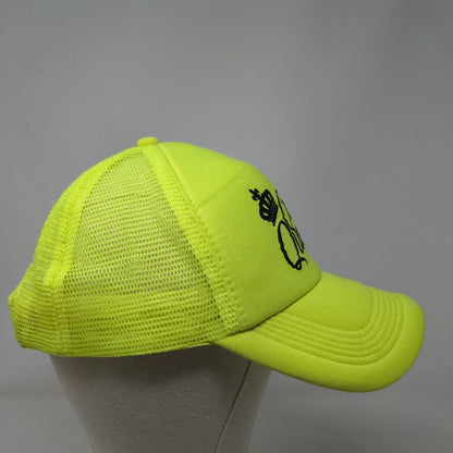 Chiki Queen Snapback Mesh Back Trucker Hat Green Adjustable Breathable