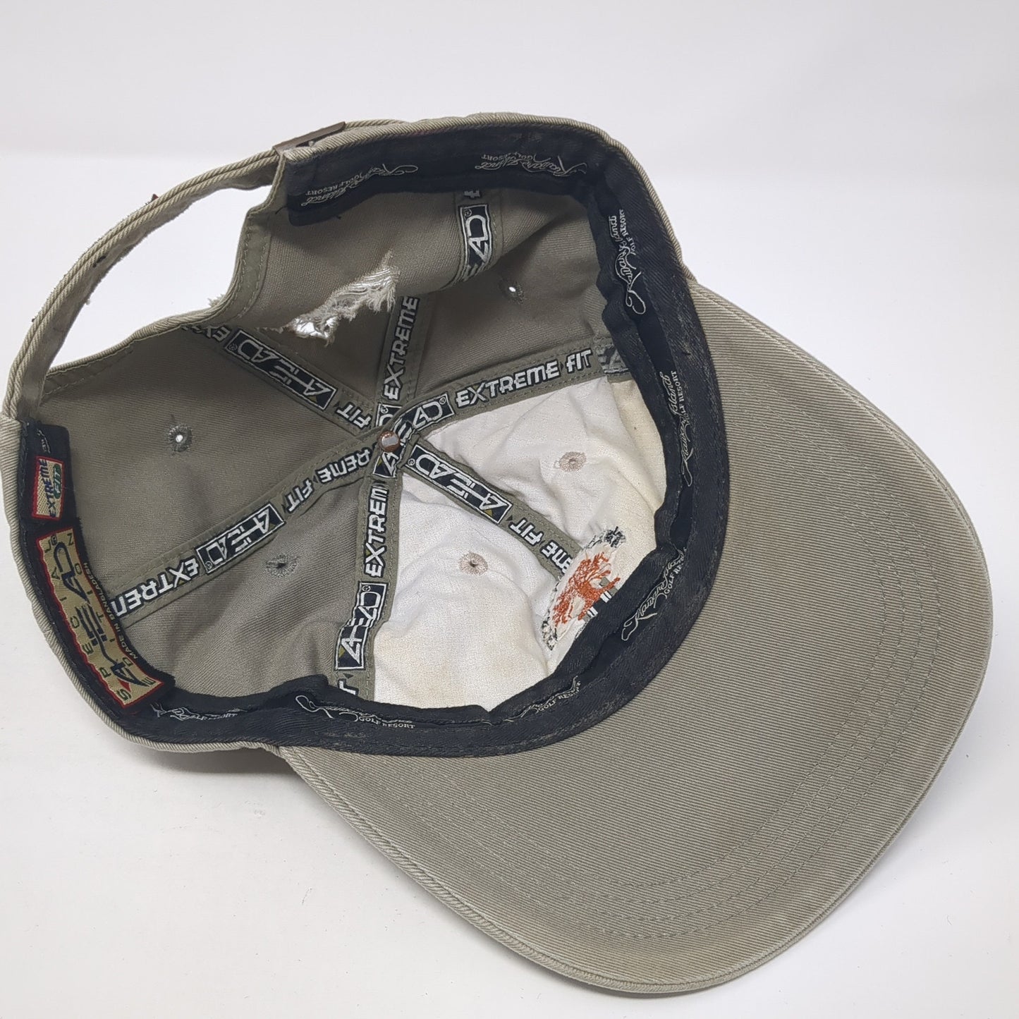 The Ocean Course Kiawah Slideback Hat Brown One Size Adjustable Ahead