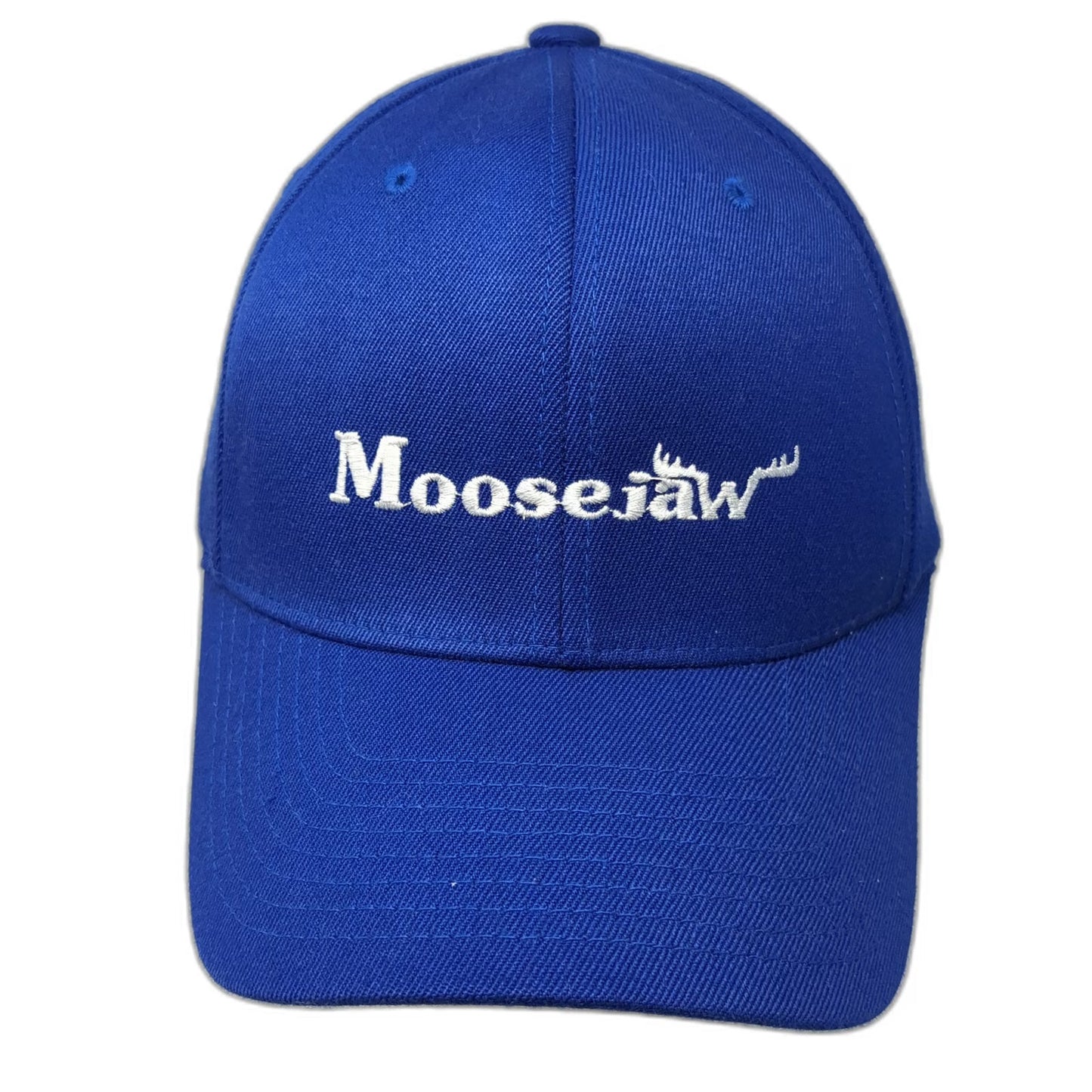Flexfit Moosejaw Blue Baseball Cap One Size Embroidered Logo Outdoor Gear Hat