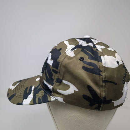 O'Reilly Auto Parts Baseball Cap Green One Size Camo Strapback Shamrock Hat
