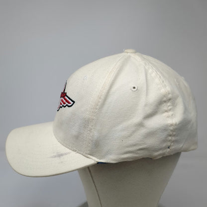 Nike Jordan Baseball Cap White XL Fitted Hat Air Jordan Wings Basketball Jumpman