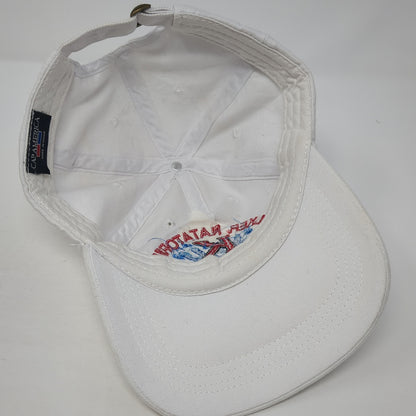 Walker Natatorium Kirkwood Est 2015 Baseball Cap White OS Adjustable Cap America