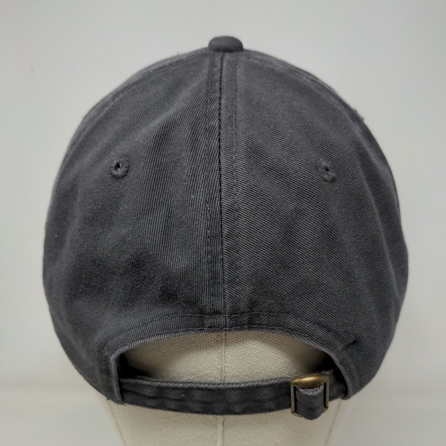 Nashville Slideback Hat Gray OSFM Embroidered Adjustable 6 Panel