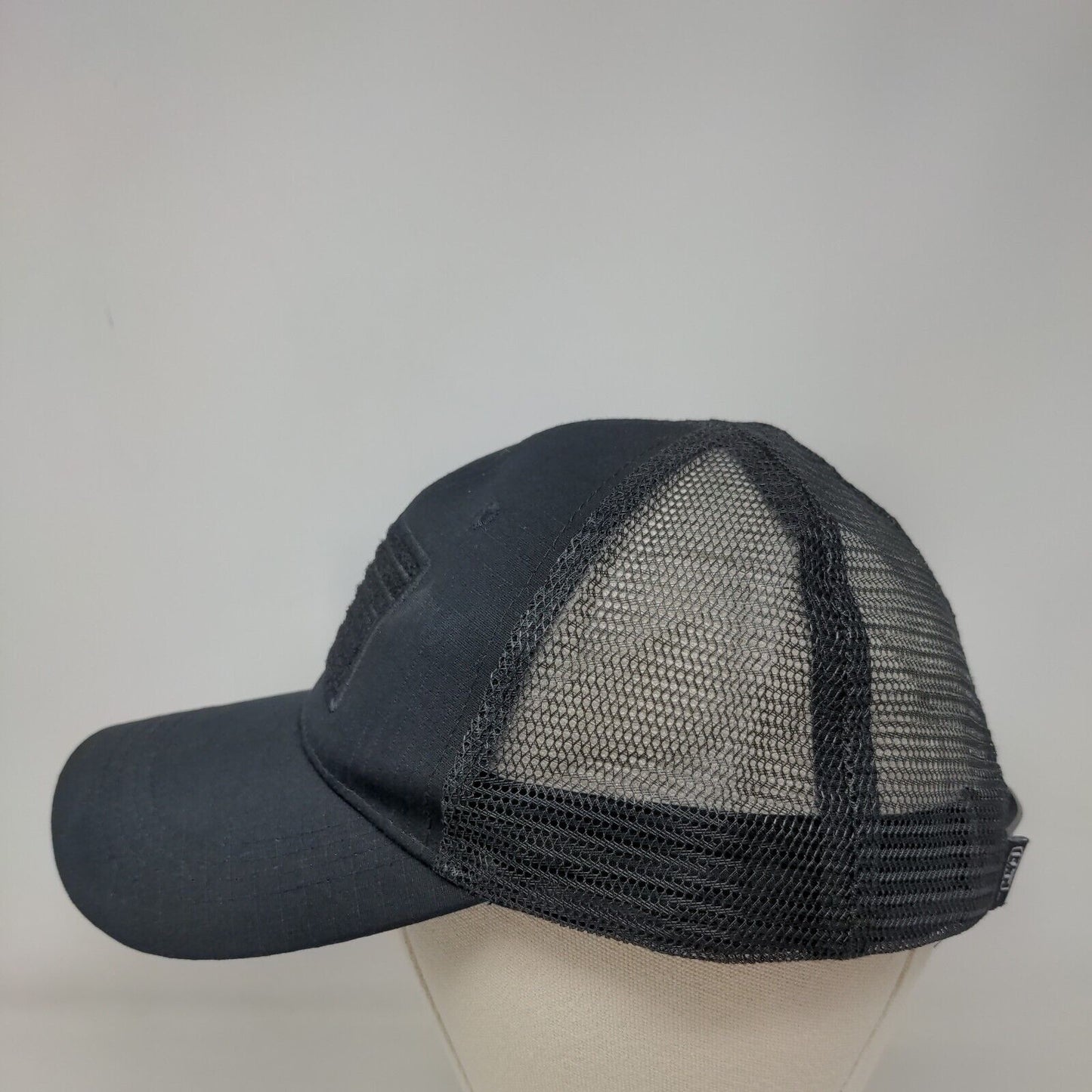 USA Flag Snapback Trucker Hat Black OSFM Mesh Back Patriotic Highland Tactical