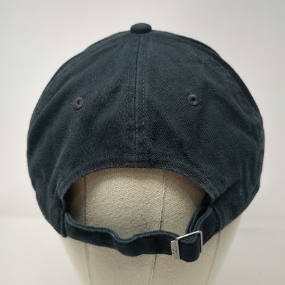 Nike Baseball Cap Black L Slideback Strap Embroidered Swoosh Logo Cotton Hat
