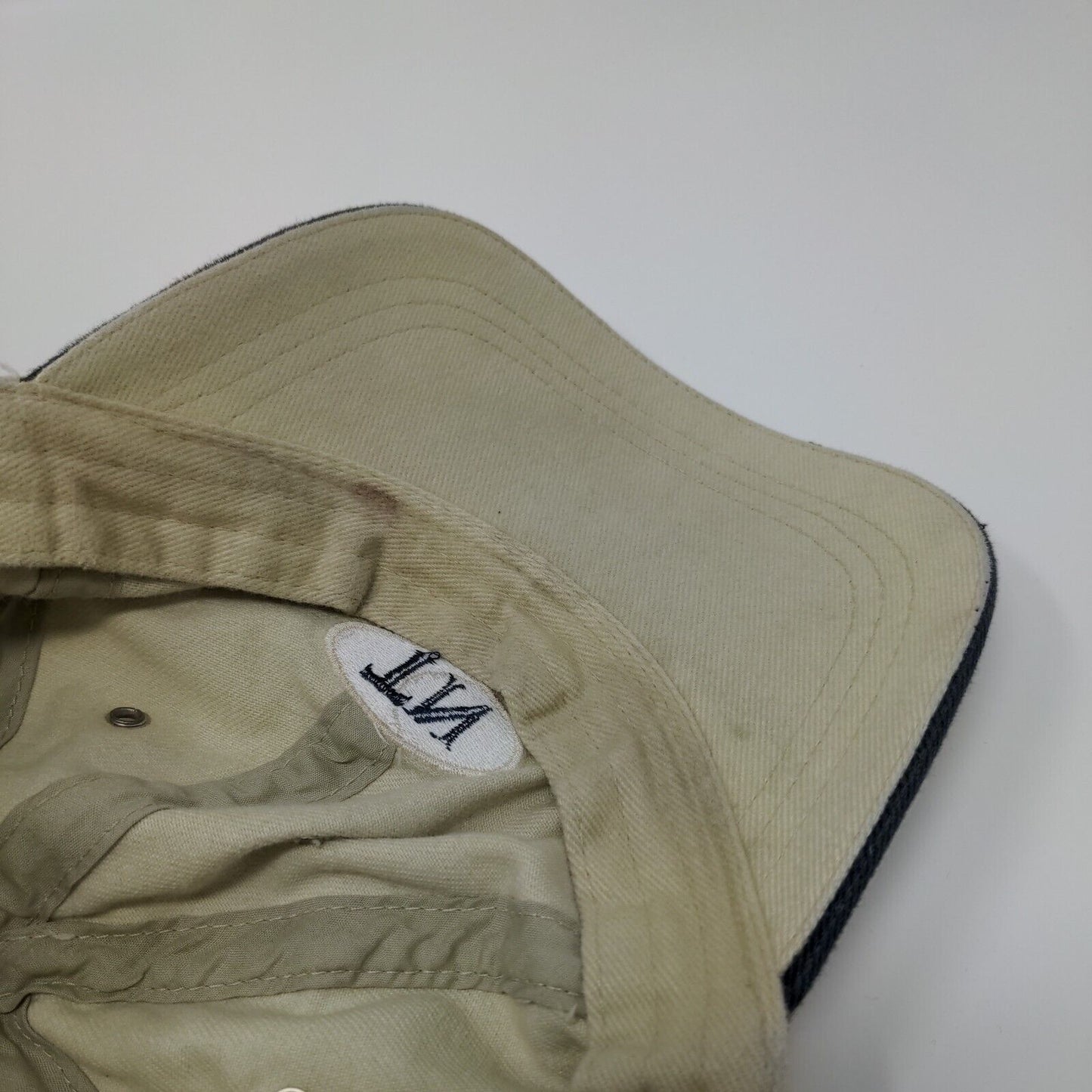 TN Tennessee Slideback Hat Yellow OSFA Embroidered Solid Fahrenheit