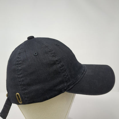 Unbranded Slideback Hat Black One Size Adjustable Blank Vent Holes