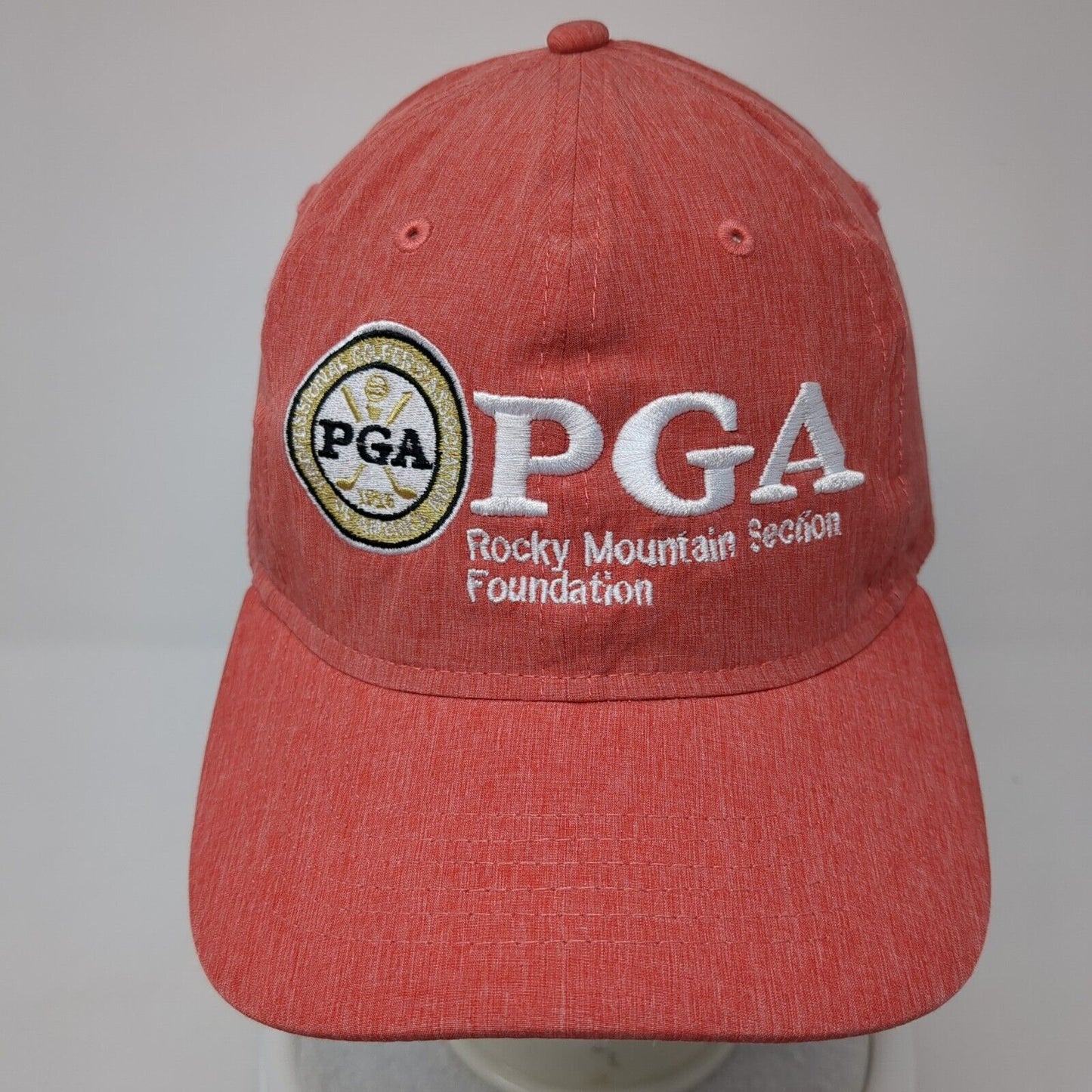 PGA Rocky Mountain Section Foundation Strapback Hat Pink OS Adjustable Legendary