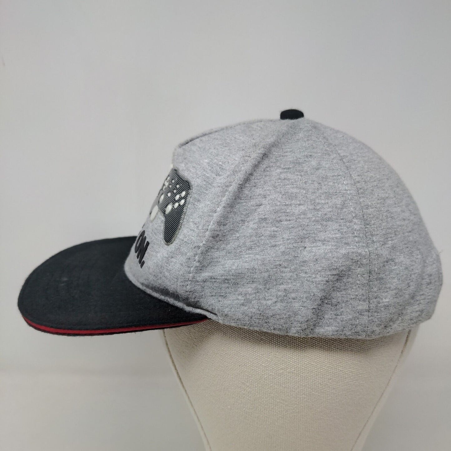Place Boy's Snapback Hat Gray Black Size S-M 4-7 3D Game On Logo