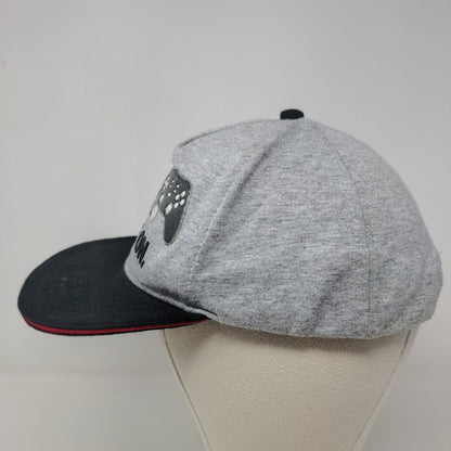 Place Boy's Snapback Hat Gray Black Size S-M 4-7 3D Game On Logo