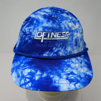 Loftness Specialized Farm Equipment Slideback Hat Blue One Size Adjustable Rope