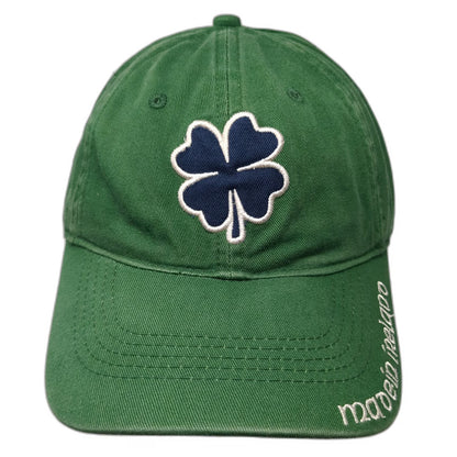 ANOMA Baseball Cap Green Blue White One Size Ireland Shamrock Strapback Hat