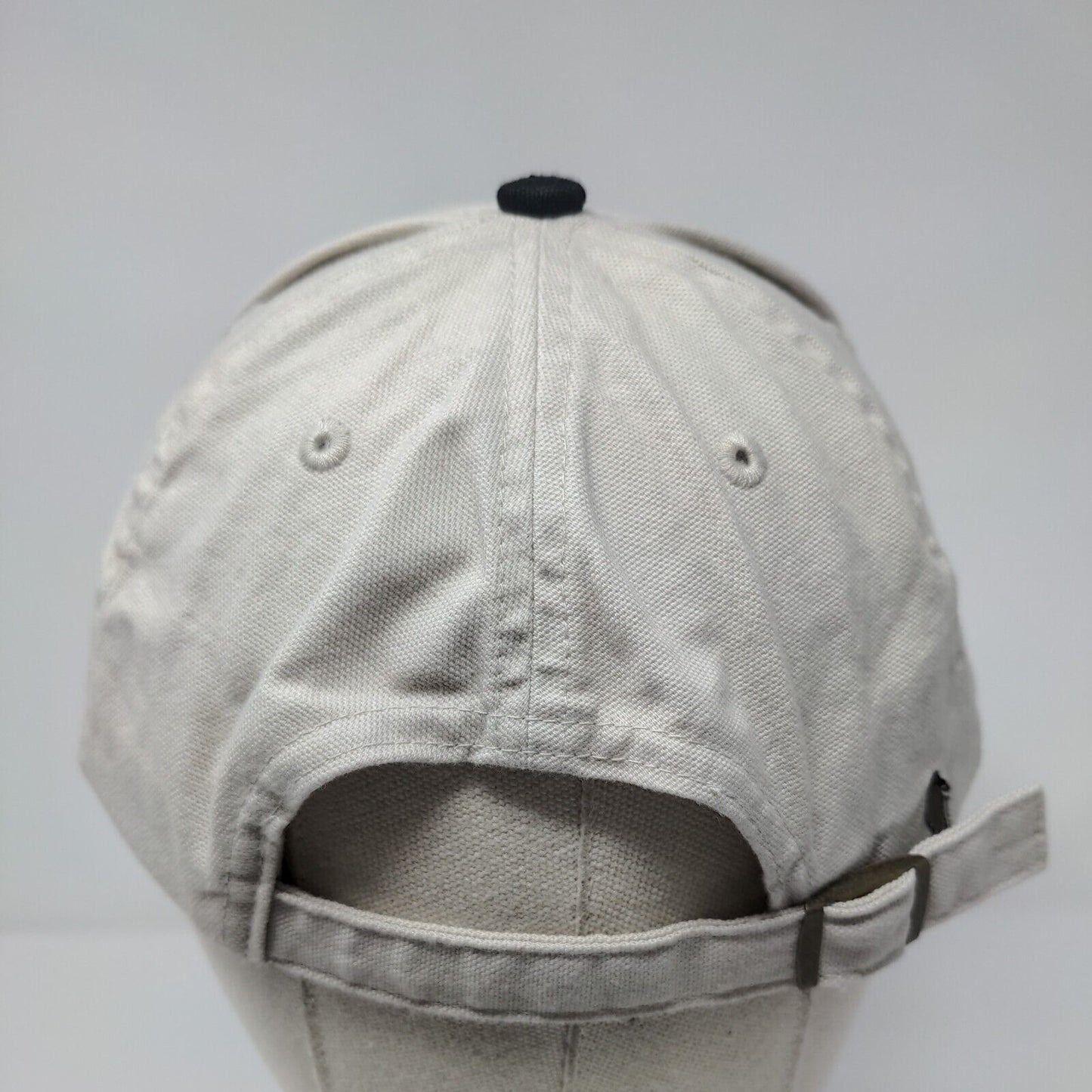 Viking Football Slideback Hat Tan One Size Embroidered Colorblock