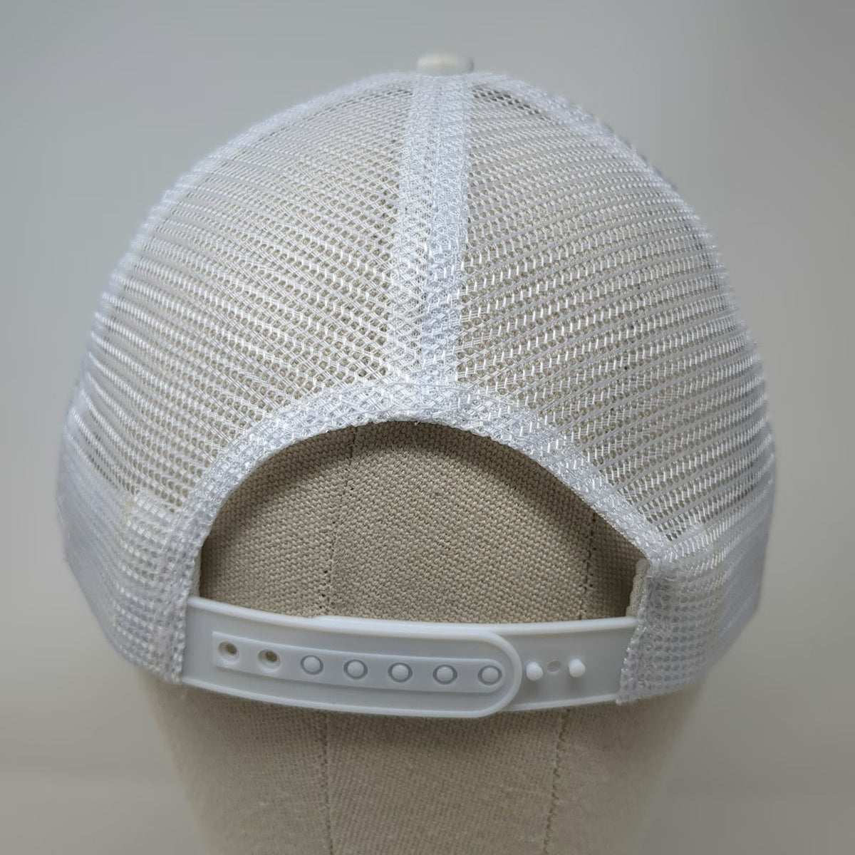Nissun Trucker Hat White One Size Mesh Back Snapback Stods Stag Brews Birdies