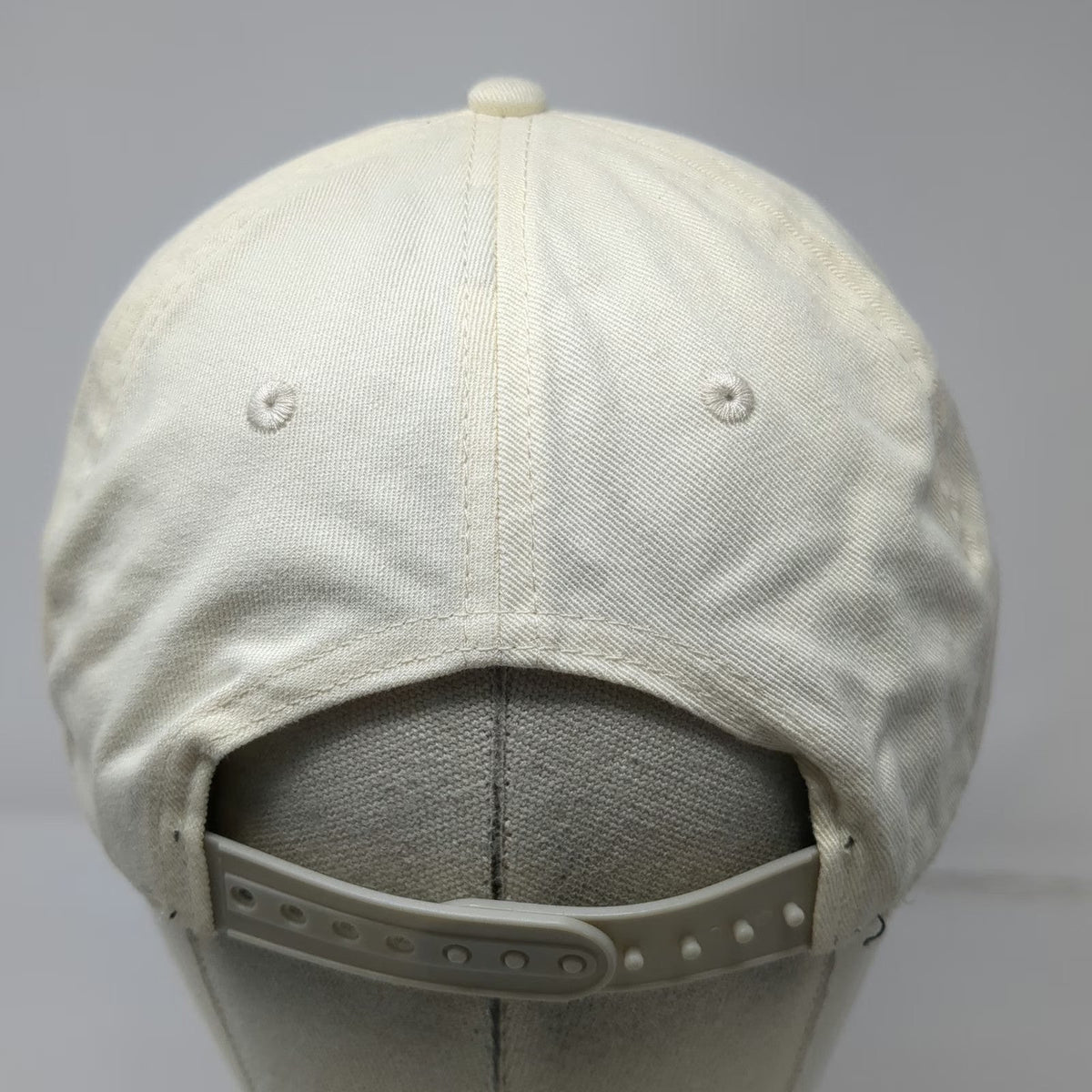 Punk Inc 5 Panel Beige Hat One Size Intertwined BS Logo Eli Sux Snapback Cotton