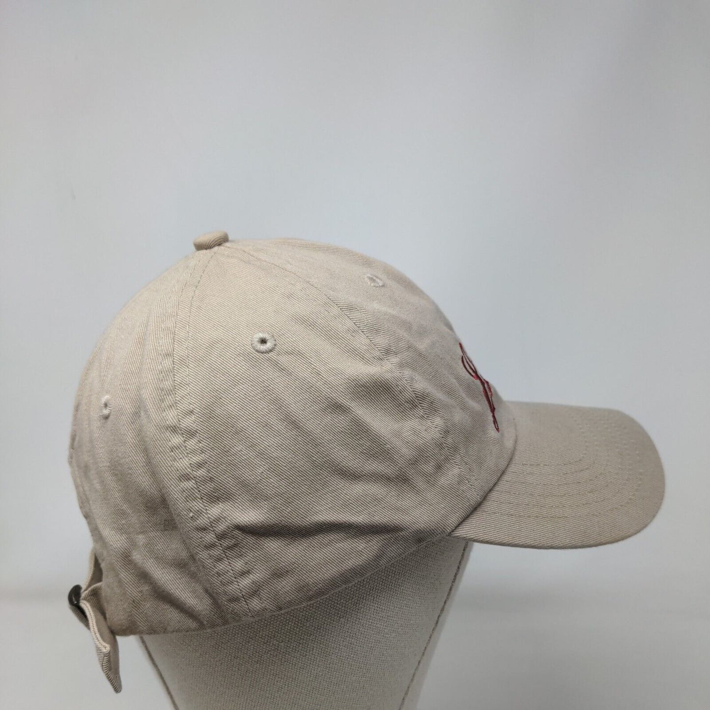 Leinenkugel's Slideback Hat Tan One Size Embroidered Adjustable 6 Panel