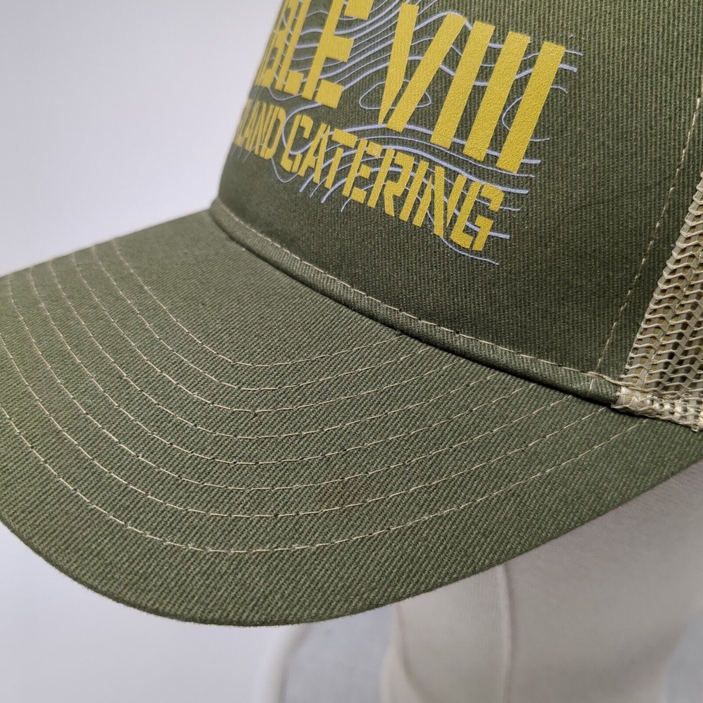 Table VIII Overland Catering Snapback Trucker Hat Multicolor One Size Mesh Back