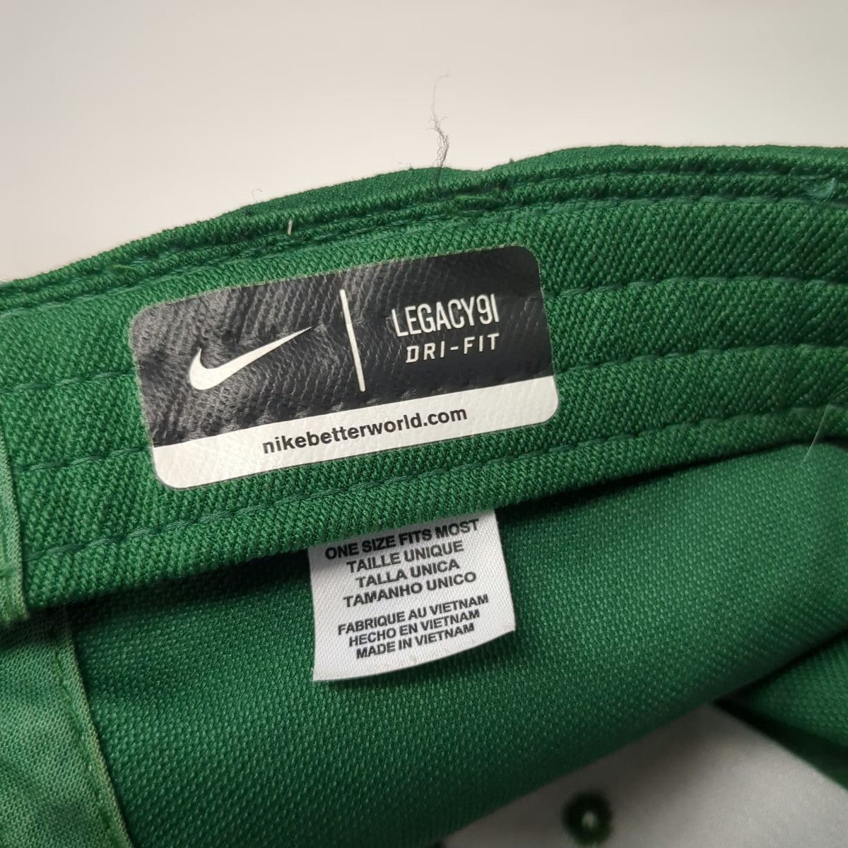 Nike Colorado State Rams NCAA Green Gold One Size Cap Dri-Fit Legacy 91 Logo Hat