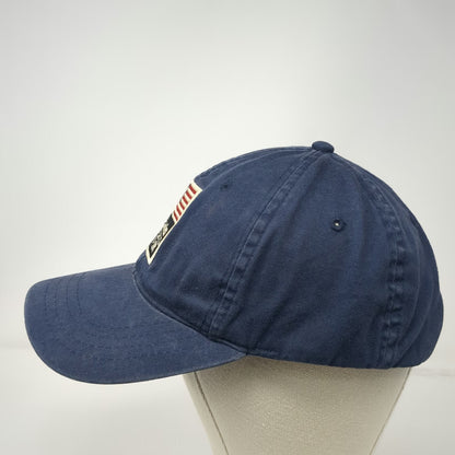 Indian Motorcycle Baseball Cap Blue One Size 100th Anniversary Strapback Hat