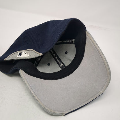 New Era New York Yankees MLB Baseball Cap Blue M Diamond Era Fitted Stretch Hat