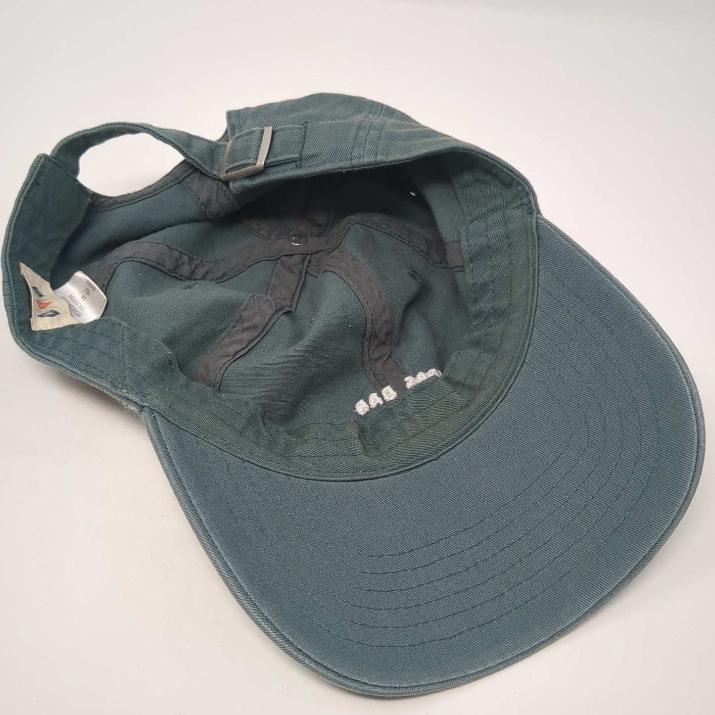 Dog Dad Slideback Baseball Cap Green One Size Adjustable Embroidered WMO