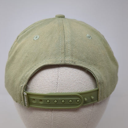 Staple The World Over Snapback Hat Green One Size Adjustable Embroidered Cotton