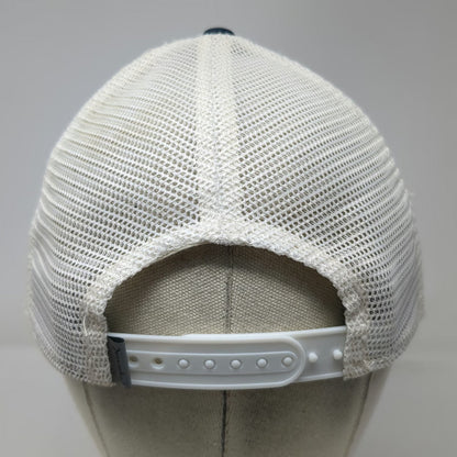 Imperial PGA TOUR Trucker Hat Blue One Size Mesh Back Golf Patch Logo Snapback