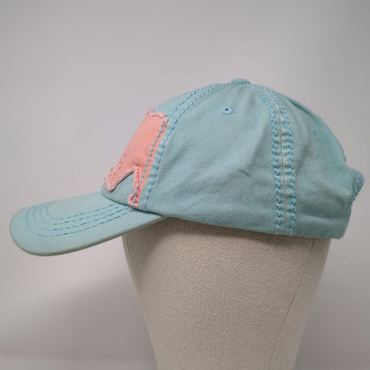 Robin Ruth Idaho Blue Baseball Cap One Size Bear Patch Distressed Strapback Hat