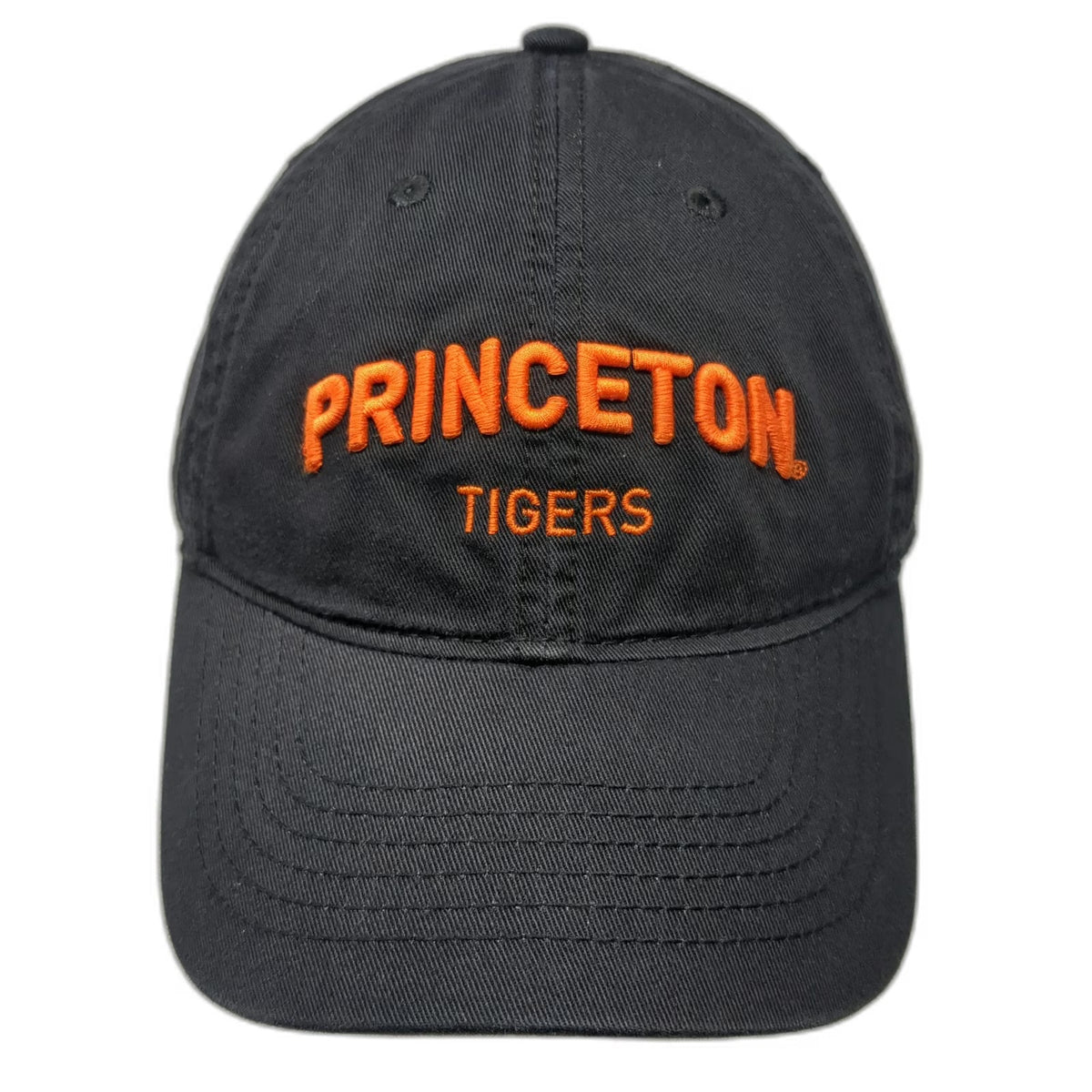Princeton Tigers NCAA Legacy Cap Black Orange One Size Adjustable Slideback Brim