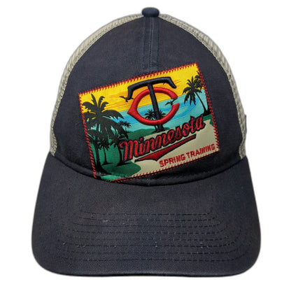 New Era MLB Minnesota Twins Blue OSFM Trucker Hat Mesh Snapback Spring Training