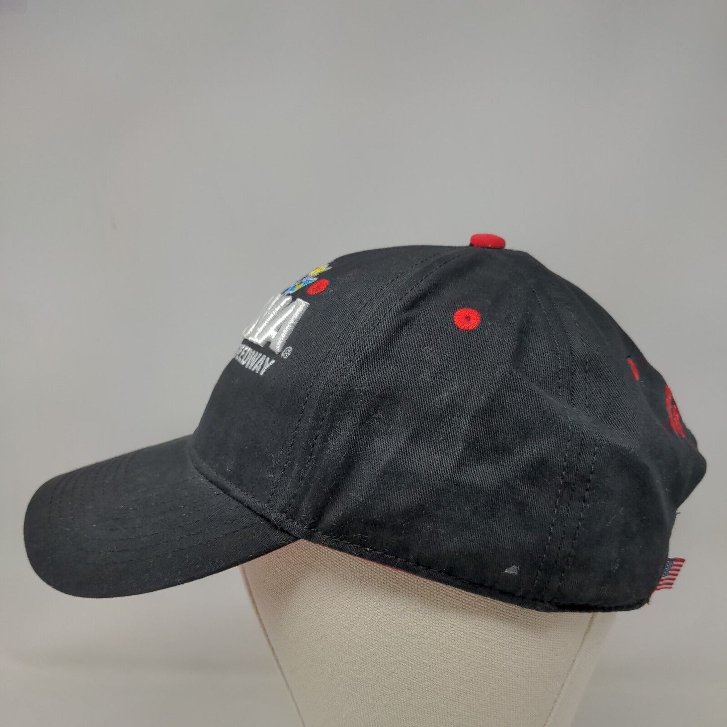 ISC Men's Strapback Hat Black OSFM Embroidered Daytona International Speedway