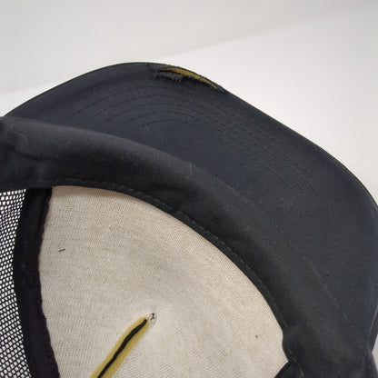 Shooting Times Snapback Rope Trucker Hat Black One Size Mesh Back KC