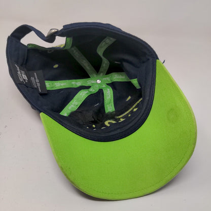 Titleist by New Era Men's Slideback Hat Blue Green Embroidered Big Logo Cotton