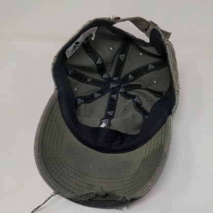 Adidas Slideback Hat Green OSFA Adjustable Embroidered 3 Stripes