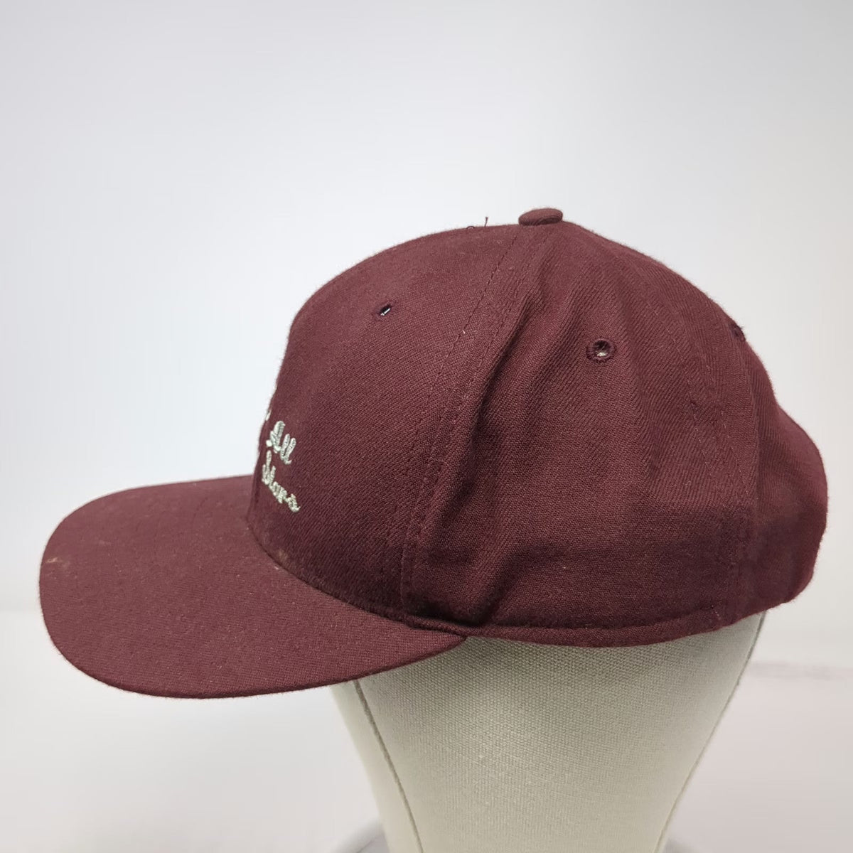 New Era Snapback Hat Red M-L All Stars 4 Stars Logo Adjustable Sports Vintage