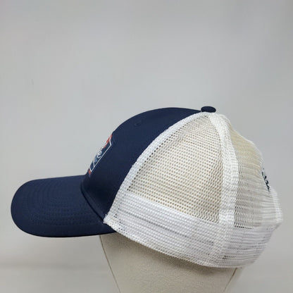 Salt Life Estd 2003 Snapback Trucker Hat Blue OSFM Embroidered Mesh Back