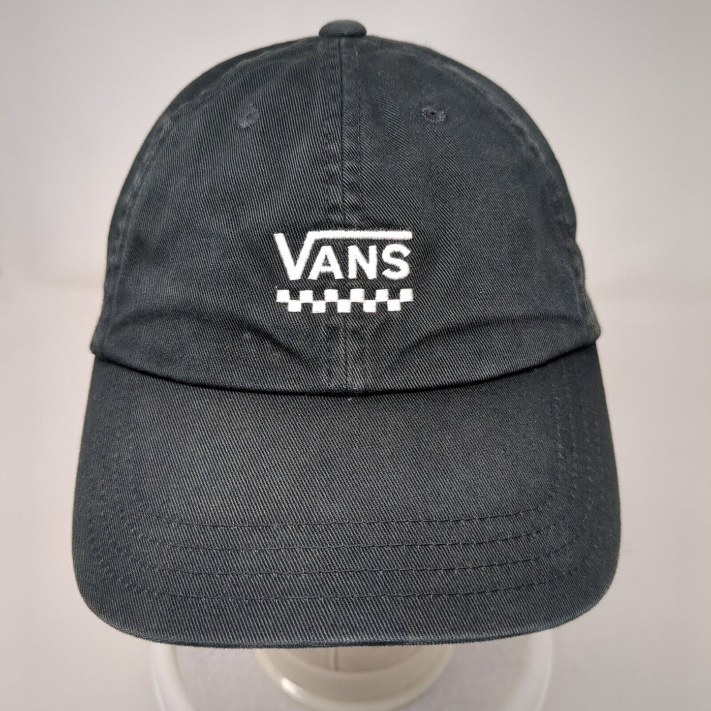 Vans Off The Wall Slideback Hat Black OSFA Embroidered Adjustable