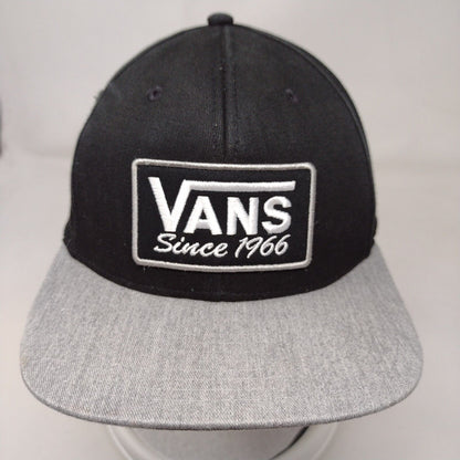 VANS Since 1966 Snapback Hat Black OSFA Embroidered Colorblock 6 Panel