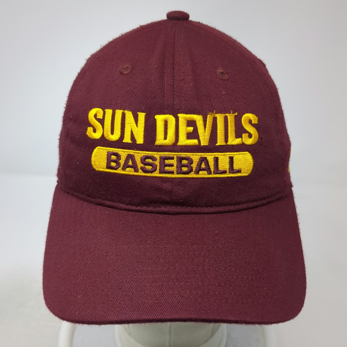 Arizona State Sun Devils NCAA adidas Red Yellow One Size Hat Adjustable Strap