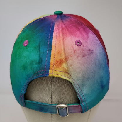 Studio71 Baseball Cap Pink Blue One Size Tie Dye Love Wins Rainbow Pride Hat